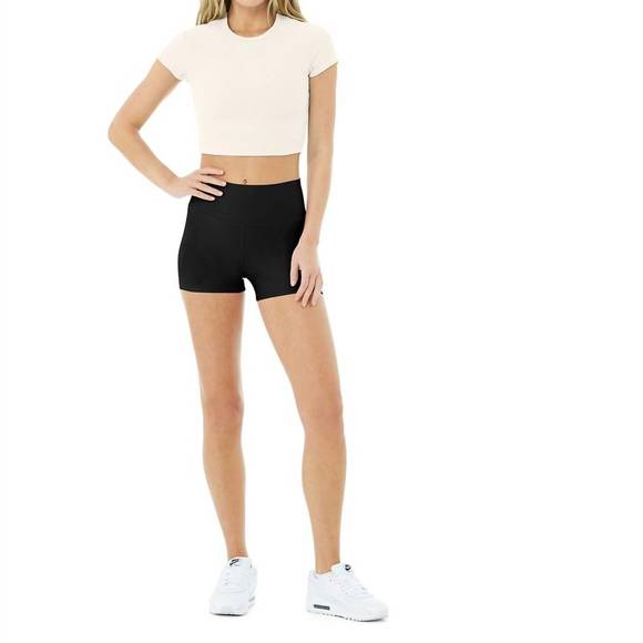 Nwt alo yoga hw airlift short in black - Picture 2 of 2